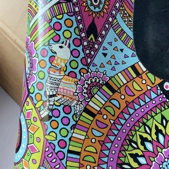 BNIB Sakroots Rain Boots Llama Paisley Womens Sz 9 - Picture 6 of 6
